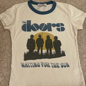 The Doors women’s Graphic Tee - Cream and Blue